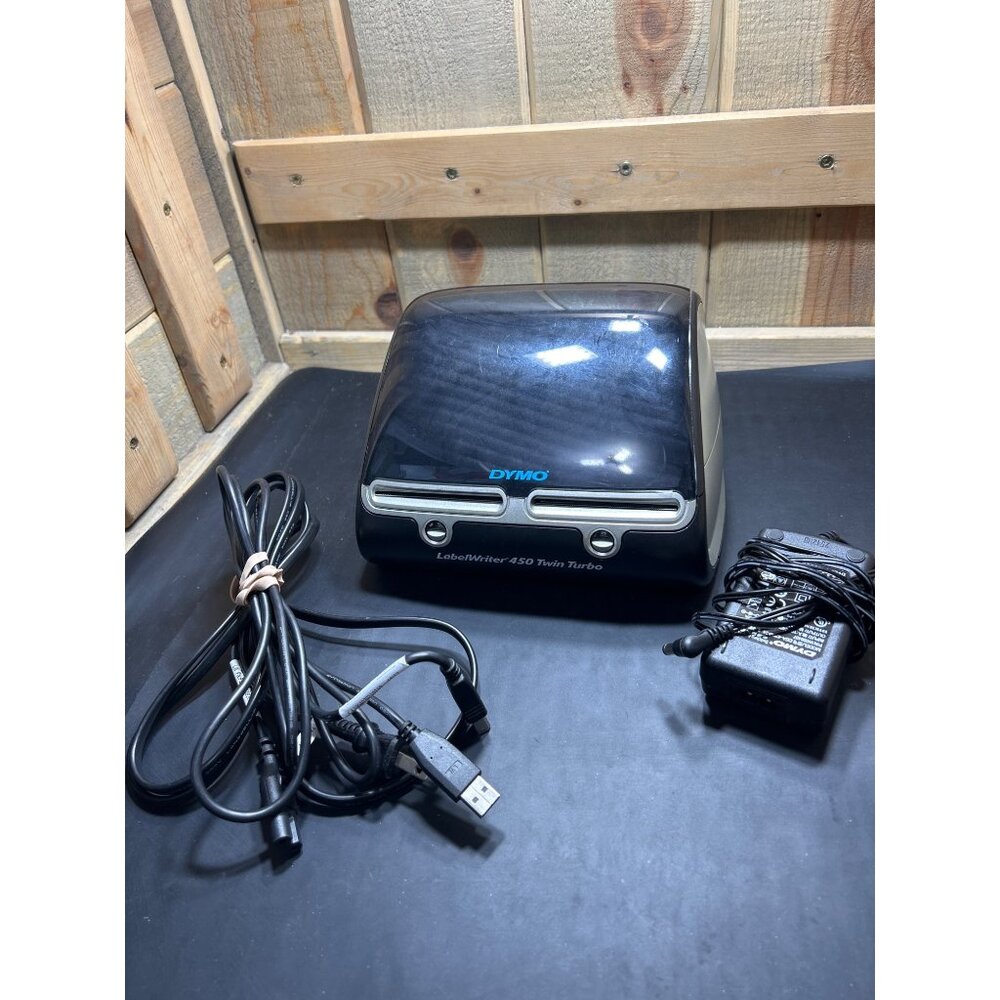 Dymo LabelWriter 450 Twin Turbo Label Printer With Power Adapter & USB Cable